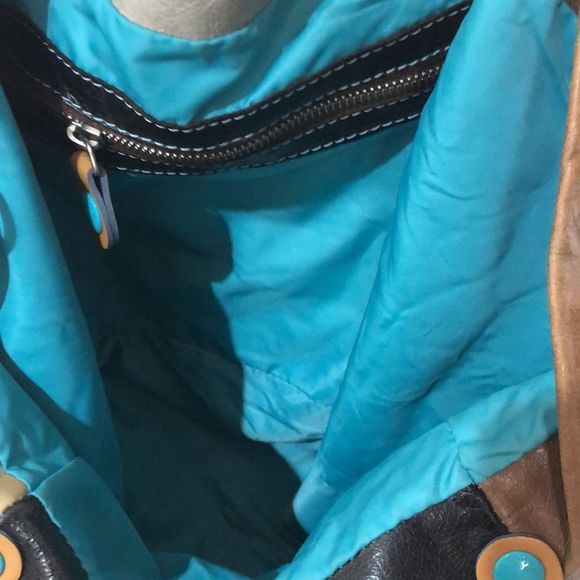 Gabs leather multi colour hobo bag - Picture 9 of 12